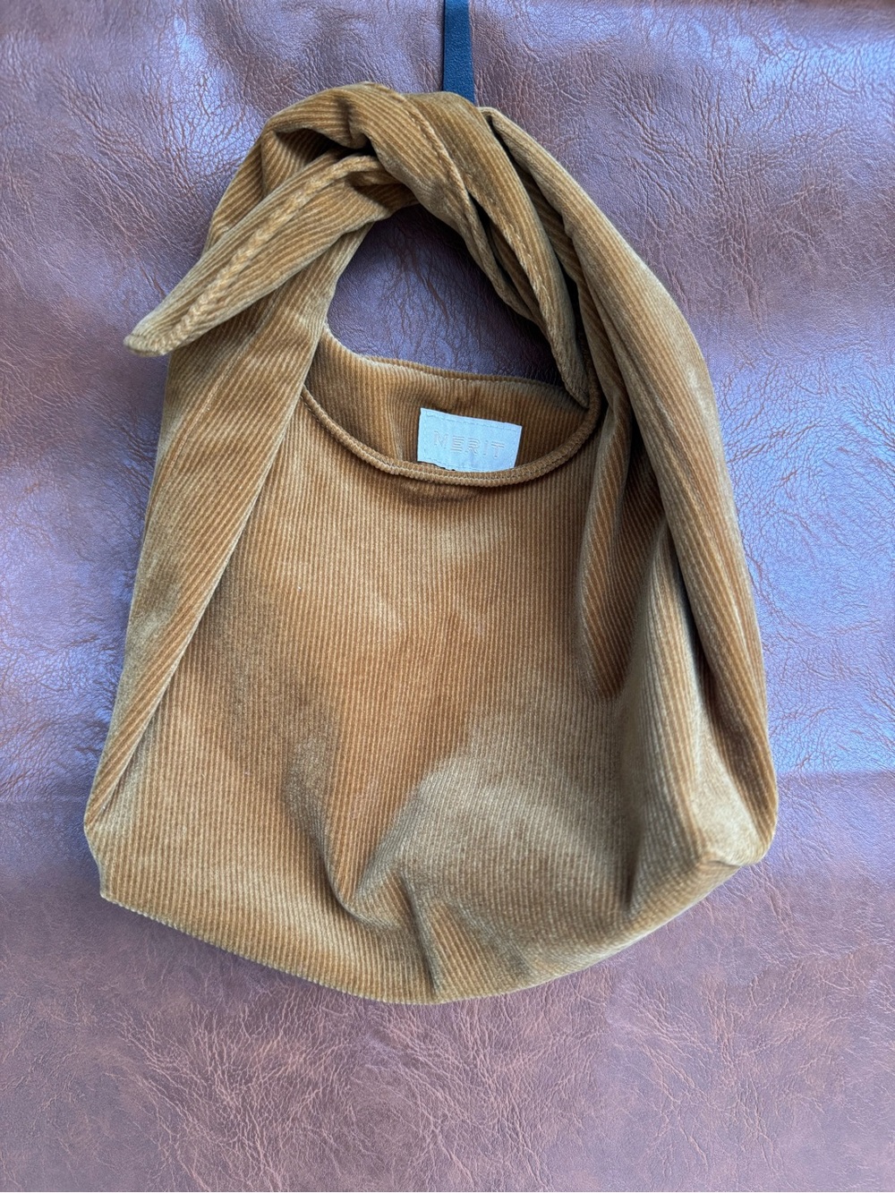 MERIT Beauty Signature Corduroy Makeup Bag